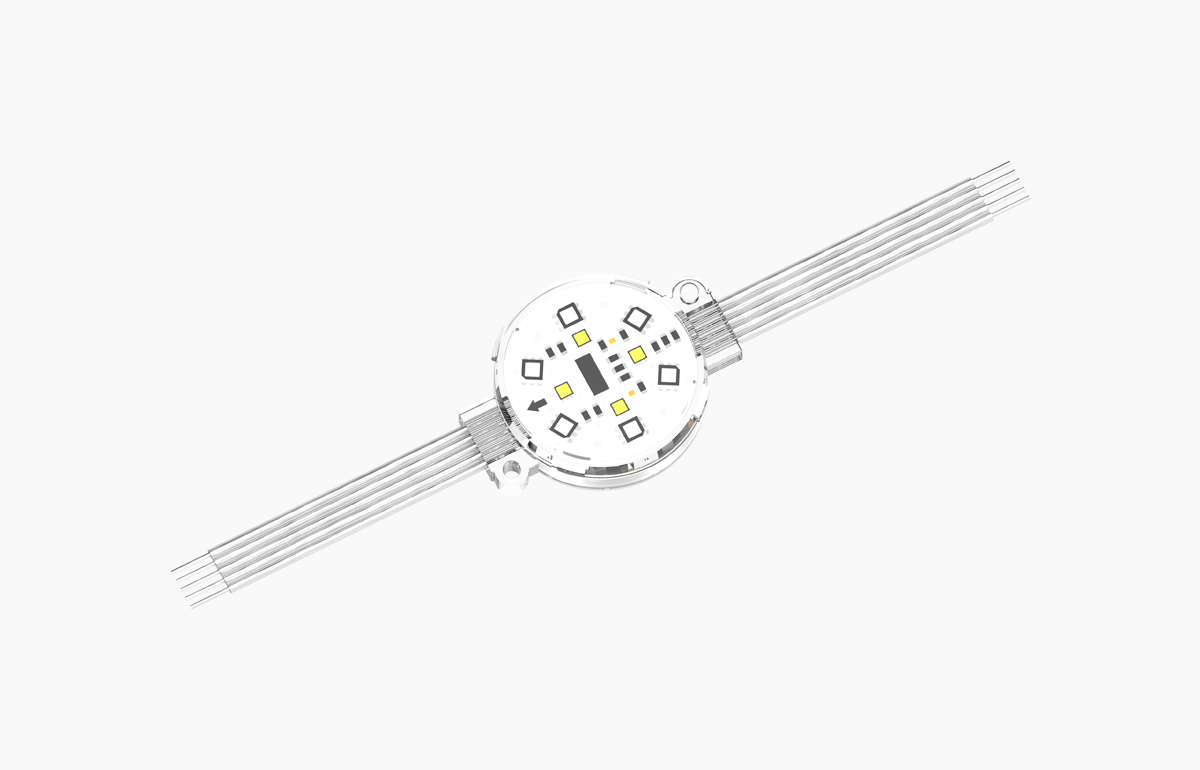 LED點(diǎn)光源適用性強(qiáng)：樓體景觀造型亮化